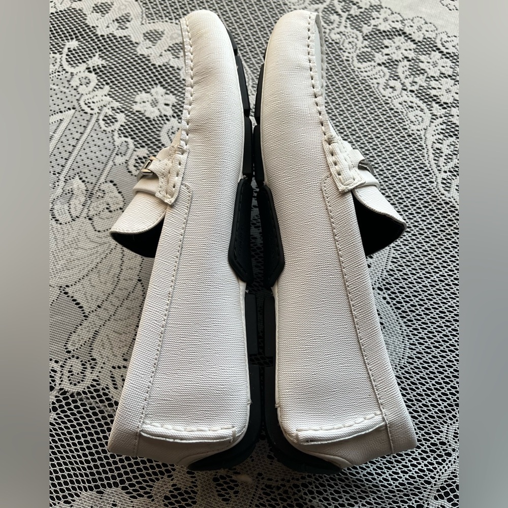 Calvin Klein Elegant White Men's Loafers - Picture 2 of 6